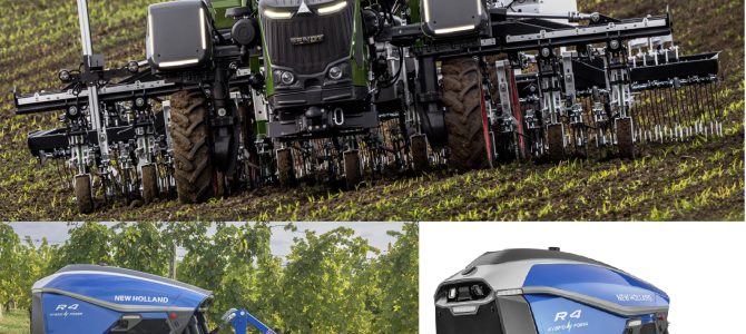 Avtonomna sistema: Fendt Xaver GT in New Holland R4